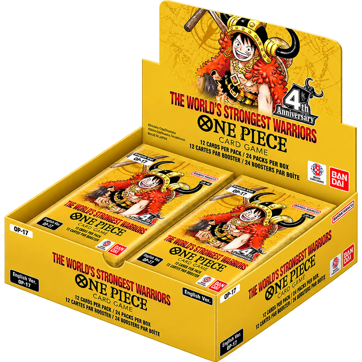 OP17 – The World’s Strongest Warriors Booster Display – EN