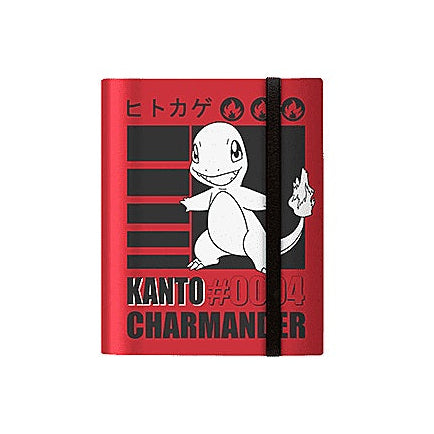 Charmander 9-Pocket PRO-Binder – Vorderseite auf weißem Hintergrund
