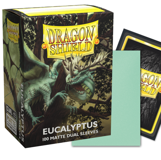 DS - Standard Dual Sleeves: Eucalyptus [Matte] (100 Sleeves)