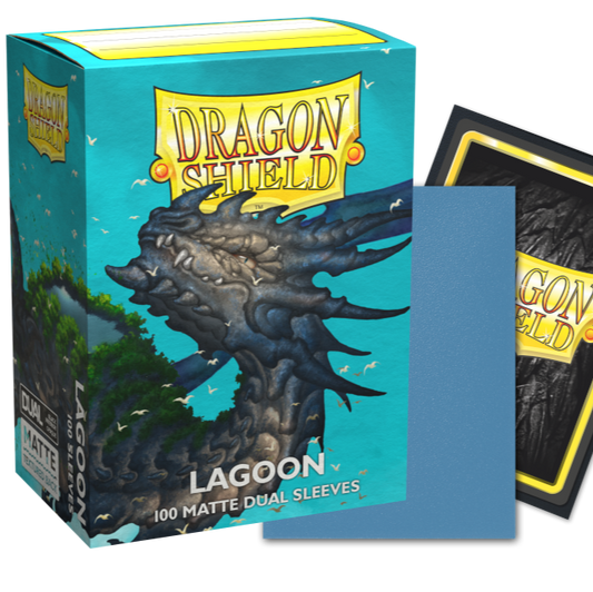 DS - Standard Dual Sleeves: Lagoon [Matte] (100 Sleeves)