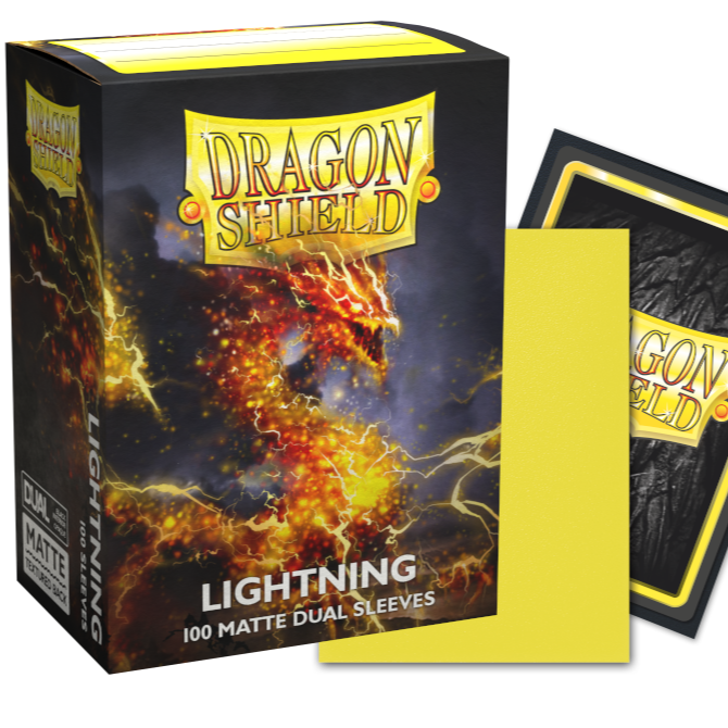 DS - Standard Dual Sleeves: Lightning [Matte] (100 Sleeves)