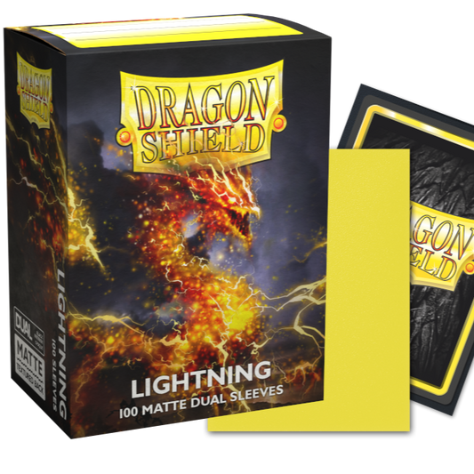 DS - Standard Dual Sleeves: Lightning [Matte] (100 Sleeves)