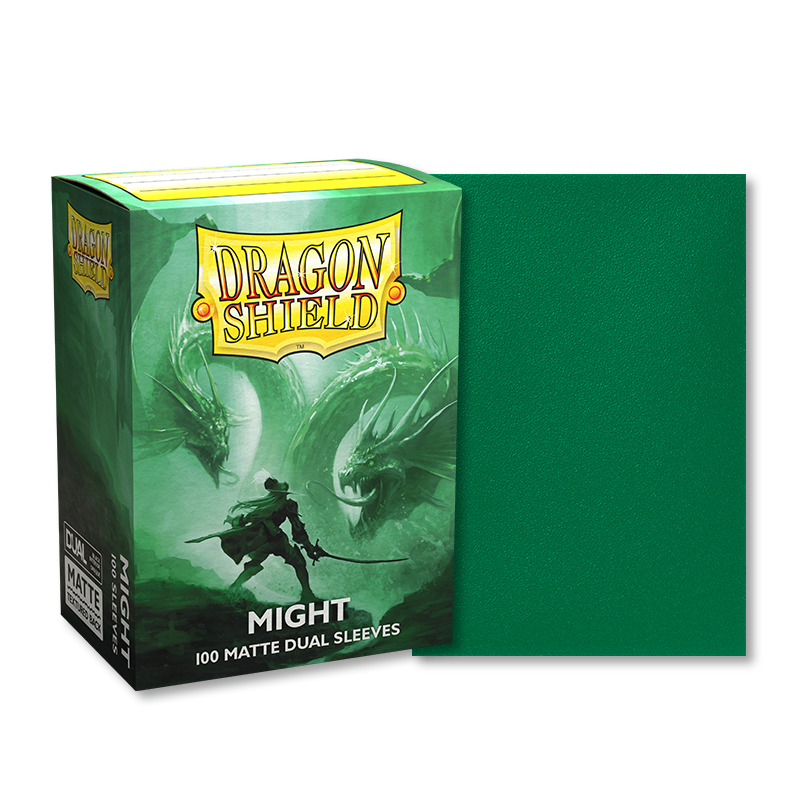 DS - Standard Dual Sleeves: Might [Matte] (100 Sleeves)
