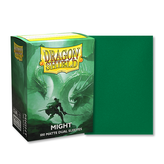 DS - Standard Dual Sleeves: Might [Matte] (100 Sleeves)