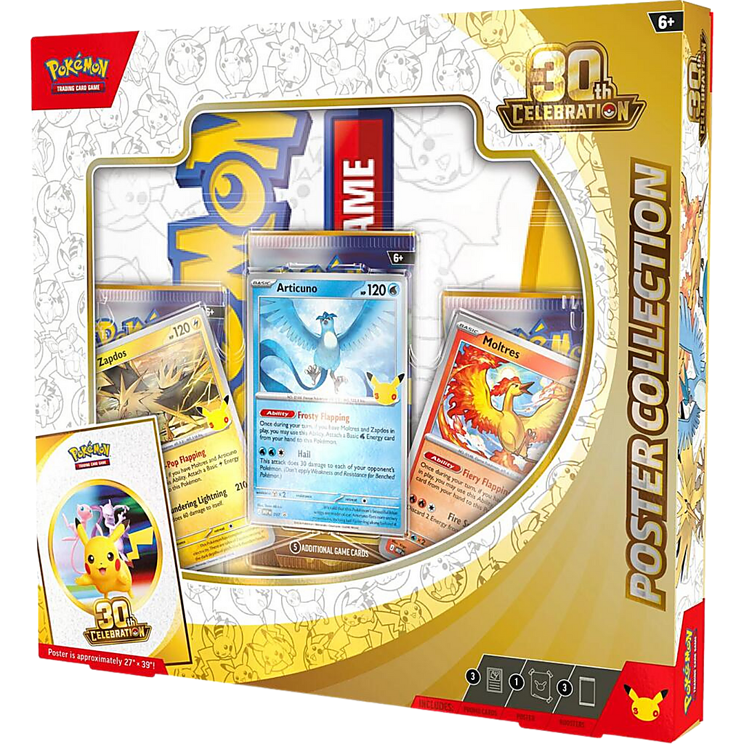 Pokémon 30th Celebration Poster Collection – EN, geschärftes Originalbild