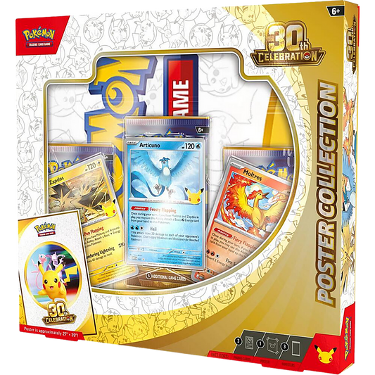 Pokémon 30th Celebration Poster Collection – EN, geschärftes Originalbild