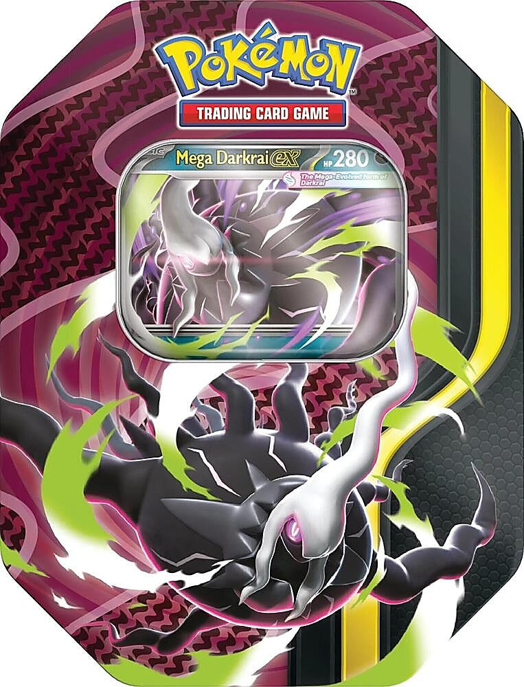 Pokémon Mega Forces Tin Mega Darkrai ex – DE, englisch beschriftete Verpackung
