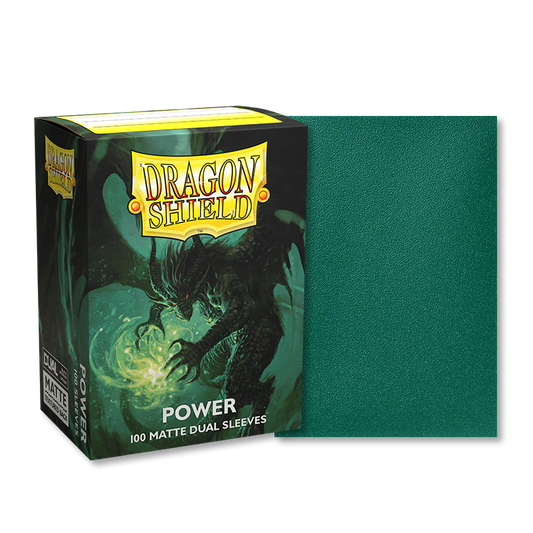 DS - Standard Dual Sleeves: Power [Matte] (100 Sleeves)