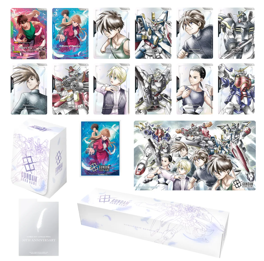 [PB01] Gundam Card Game Premium Accessory Set - Mobile Suit Gundam Wing