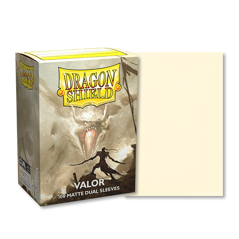 DS - Standard Dual Sleeves: Valor [Matte] (100 Sleeves)