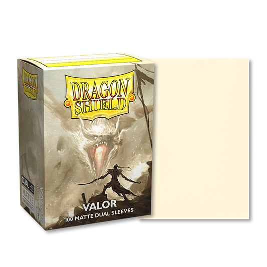 DS - Standard Dual Sleeves: Valor [Matte] (100 Sleeves)