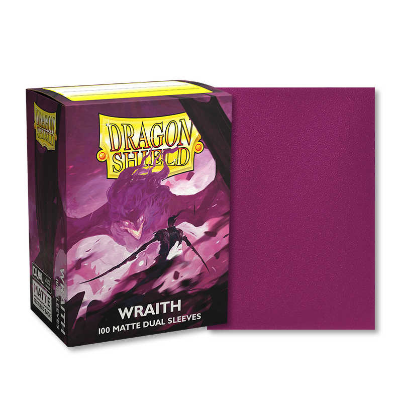 DS - Standard Dual Sleeves: Wraith [Matte] (100 Sleeves)