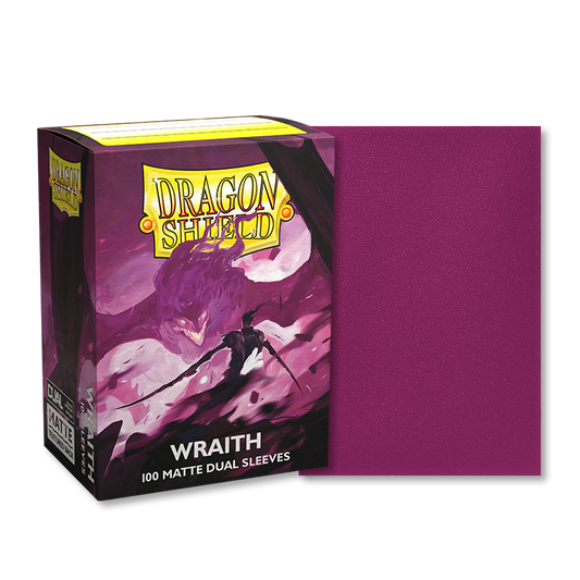 DS - Standard Dual Sleeves: Wraith [Matte] (100 Sleeves)