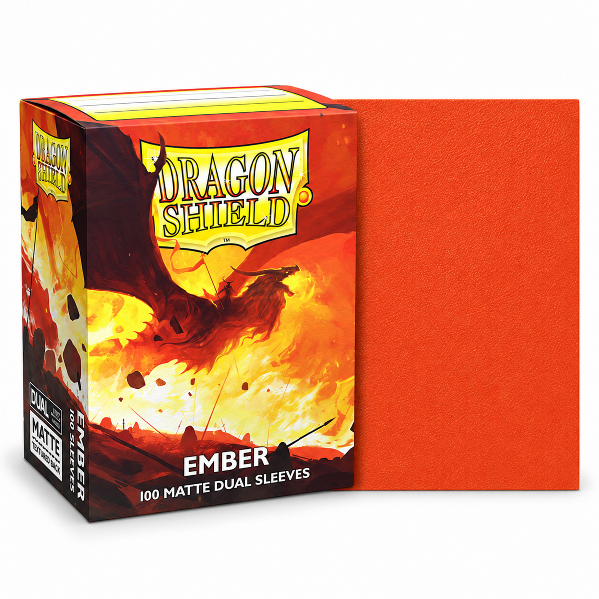 Dragon Shield Ember Matte Dual Sleeves 100