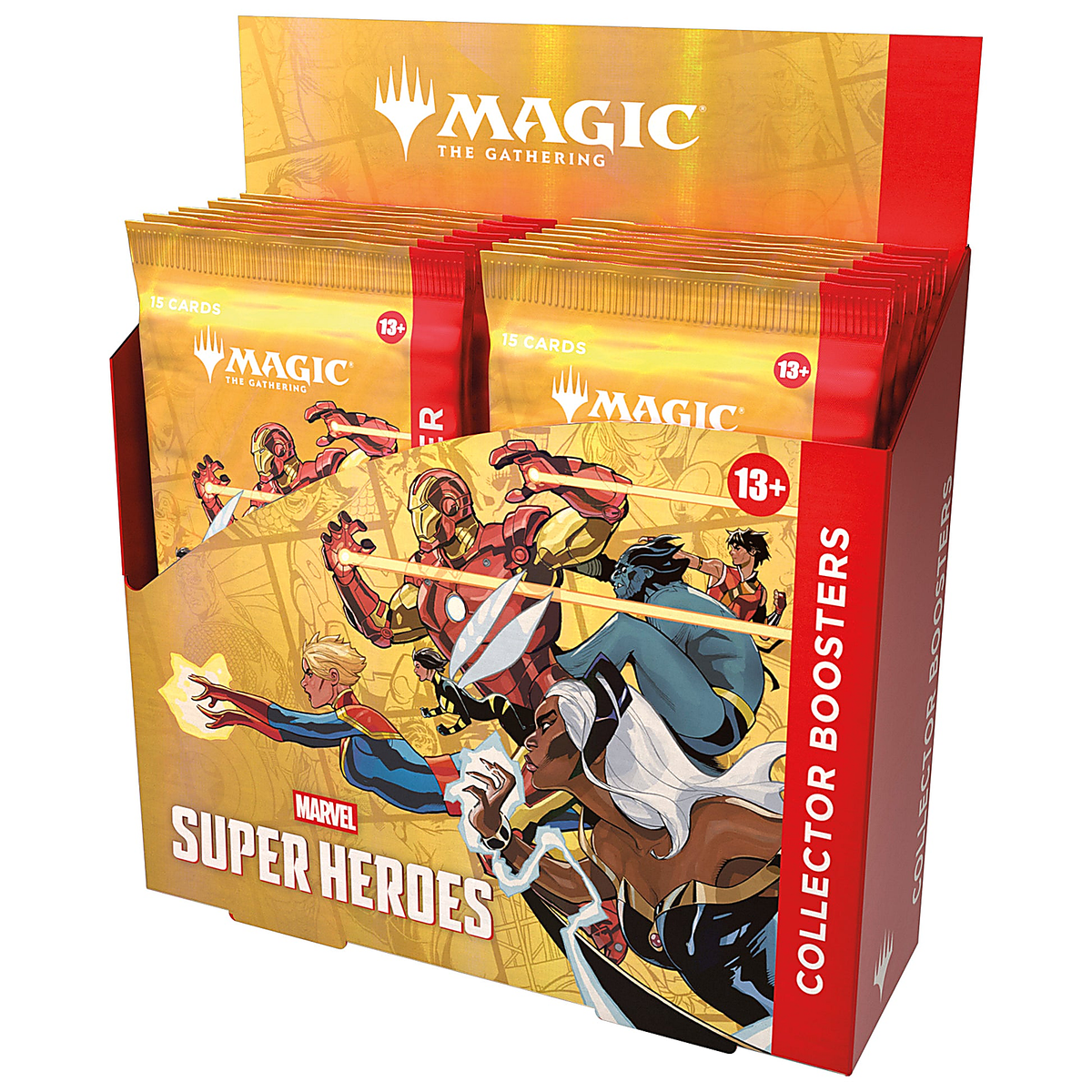 Magic: The Gathering Marvel Super Heroes Collector Booster Display – English