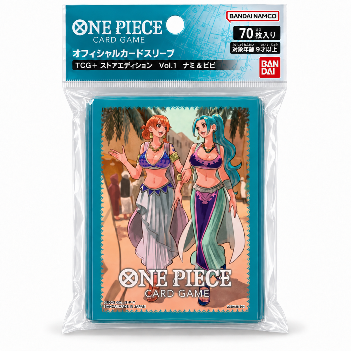 Official One Piece Card Sleeves TCG+ Vol.1 Nami & Vivi
