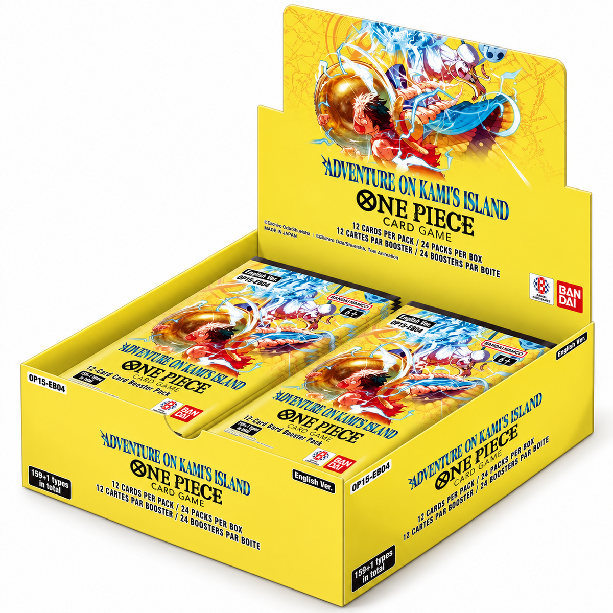 One Piece Card Game OP15 Adventure on Kami’s Island Booster Display – English