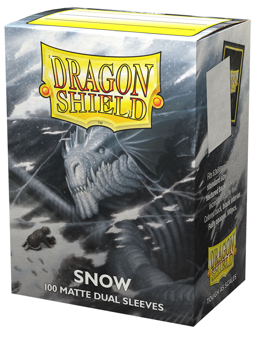 DS - Standard Dual Sleeves: Snow [Matte] (100 Sleeves)