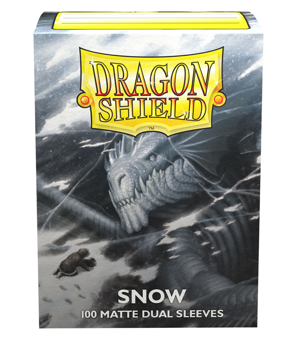DS - Standard Dual Sleeves: Snow [Matte] (100 Sleeves)